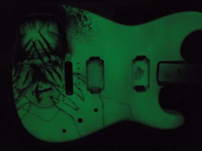 Glow in deals the dark guitar